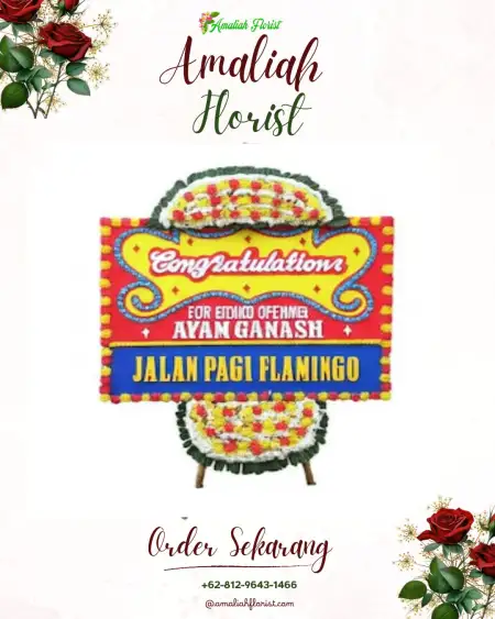 Sewa Papan Bunga Tunggal Warga